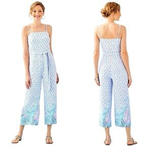 Lilly Pulitzer Sandra Jumpsuit Romper Sea La Vie size 2